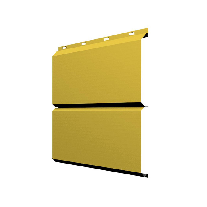 Софит ЭкоБрус без перфорации 0,345 Grand Line 0,45 PE RAL1018 цинково-желтый